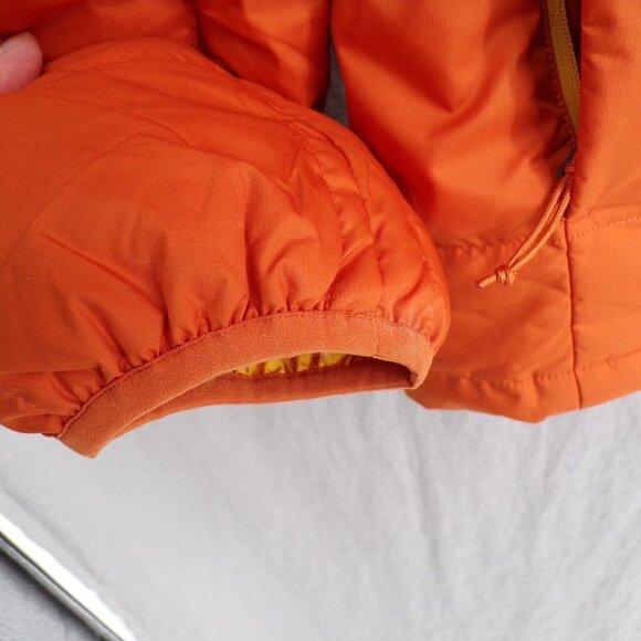 Stoic Men's M Puffer Jacket Full Zip Light Weight Blue Orange Color Block - Picture 5 of 11